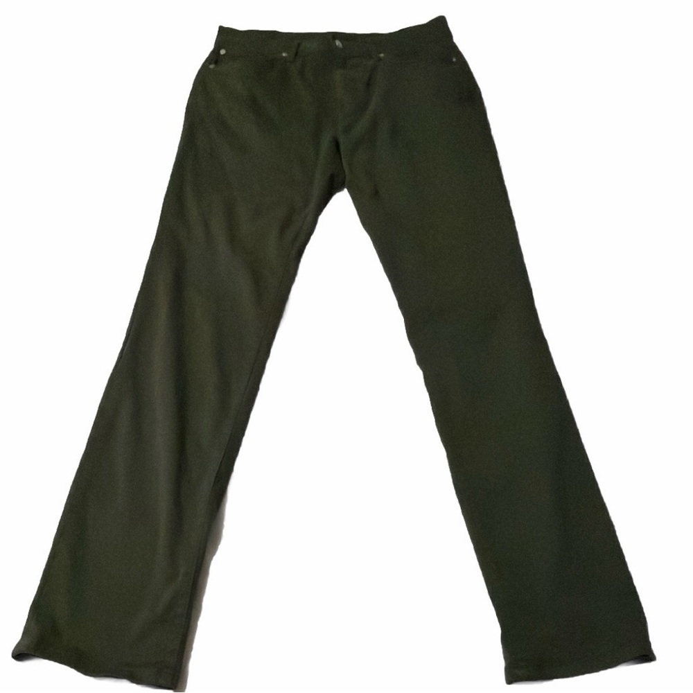 Joe’s Kinetic Brixton stretch Straight Olive Green Jeans  Size 30X32 Great Cond - Picture 10 of 10